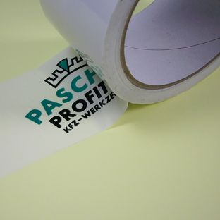 PVC mit Logo-Print