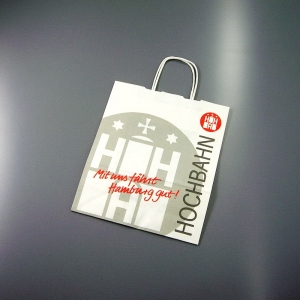 Papiertaschen bedrucken mit Firma & Logo