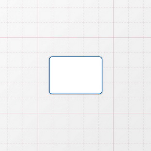 Rechteckform mit abgerundeten Ecken