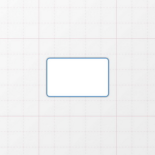 Rechteckform mit abgerundeten Ecken