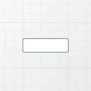 Rechteckform mit abgerundeten Ecken