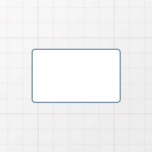 Rechteckform mit abgerundeten Ecken