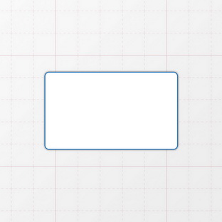 Rechteckform mit abgerundeten Ecken