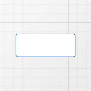 Rechteckform mit abgerundeten Ecken
