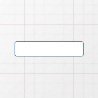Rechteckform mit abgerundeten Ecken
