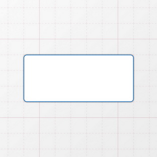 Rechteckform mit abgerundeten Ecken
