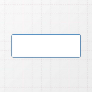 Rechteckform mit abgerundeten Ecken