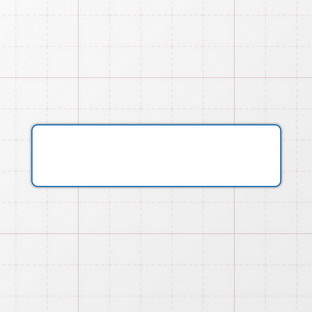 Rechteckform mit abgerundeten Ecken