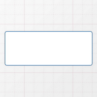 Rechteckform mit abgerundeten Ecken