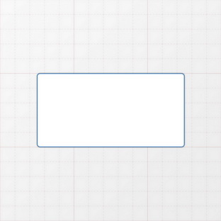 Rechteckform mit abgerundeten Ecken