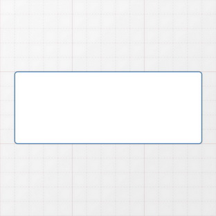 Rechteckform mit abgerundeten Ecken