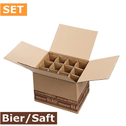 Versandkarton »Bier/Saft« 12er