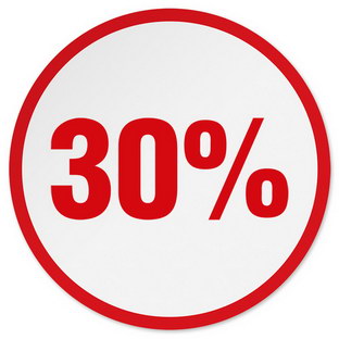 Etikett 30%