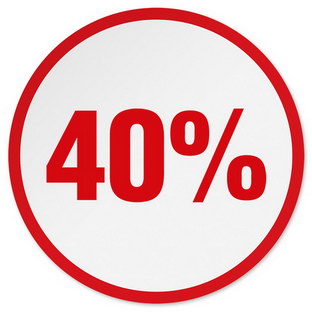 Etikett 40%