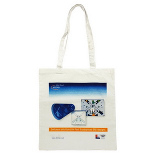 BAUMWOLL-TASCHE  ECCO WEISS