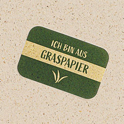 Tragekarton 2er - Graspapier stehend