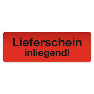 Lieferschein inliegend!