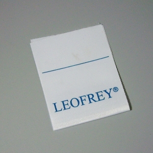 Textiletiketten mit Druck