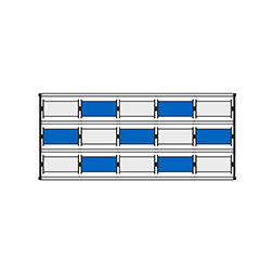 Geschenkbandabroller 15-fach hoch