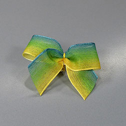 Geschenkschleife Blau-Azur