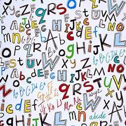 Moritz, Buchstaben-Motiv