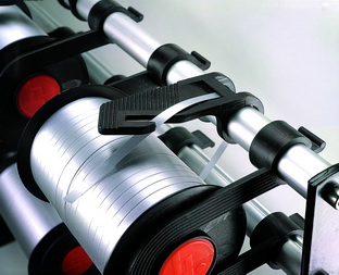 Aufsatz-Abroller für 2 Spulen Kräuselband