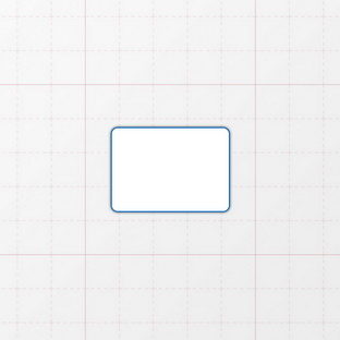 Rechteckform mit abgerundeten Ecken