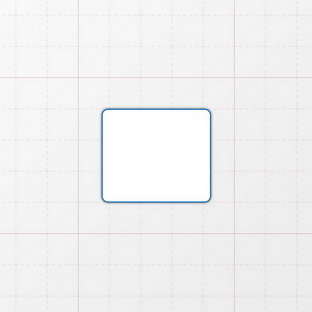 Rechteckform mit abgerundeten Ecken