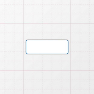 Rechteckform mit abgerundeten Ecken