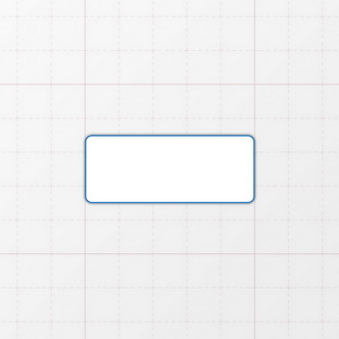 Rechteckform mit abgerundeten Ecken