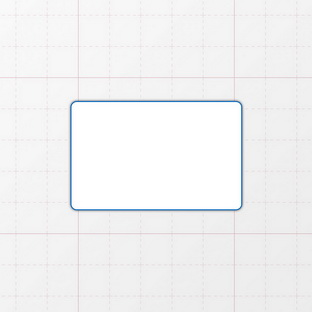 Rechteckform mit abgerundeten Ecken