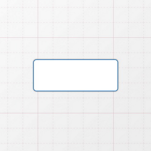 Rechteckform mit abgerundeten Ecken