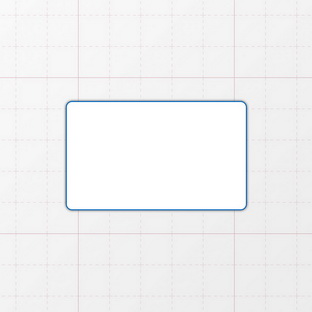 Rechteckform mit abgerundeten Ecken