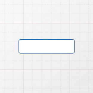 Rechteckform mit abgerundeten Ecken