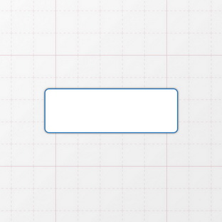 Rechteckform mit abgerundeten Ecken