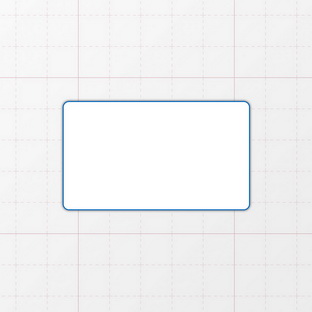 Rechteckform mit abgerundeten Ecken