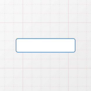 Rechteckform mit abgerundeten Ecken