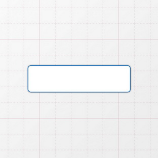 Rechteckform mit abgerundeten Ecken