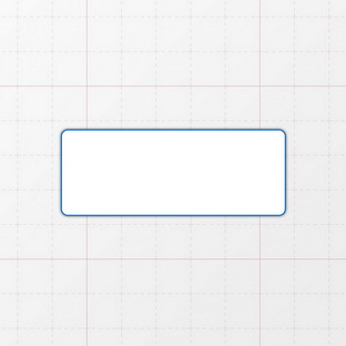 Rechteckform mit abgerundeten Ecken