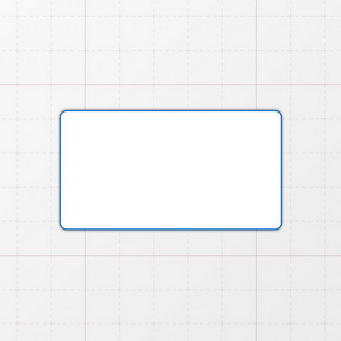 Rechteckform mit abgerundeten Ecken
