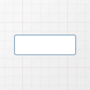 Rechteckform mit abgerundeten Ecken