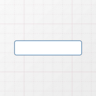 Rechteckform mit abgerundeten Ecken