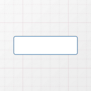 Rechteckform mit abgerundeten Ecken