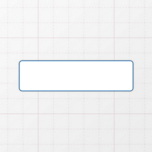 Rechteckform mit abgerundeten Ecken