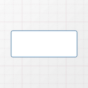 Rechteckform mit abgerundeten Ecken