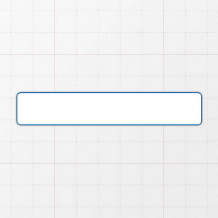 Rechteckform mit abgerundeten Ecken