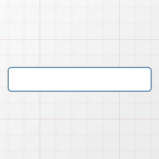 Rechteckform mit abgerundeten Ecken