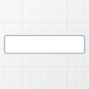 Rechteckform mit abgerundeten Ecken