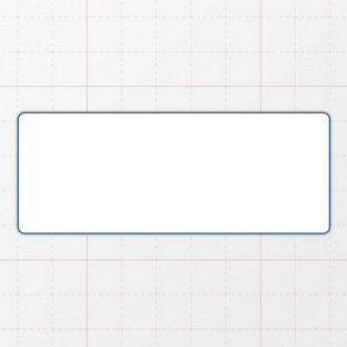 Rechteckform mit abgerundeten Ecken
