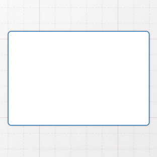 Rechteckform mit abgerundeten Ecken